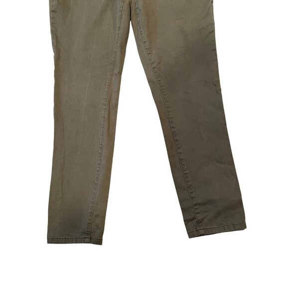 ND New Directions Womens Skinny Jeans Size 10R Pull On Olive Green Stretch - Picture 11 of 14